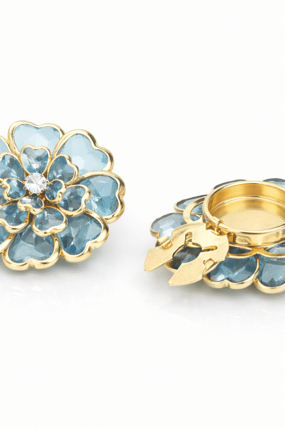 ÉCLAT – Azure Flower Clip
