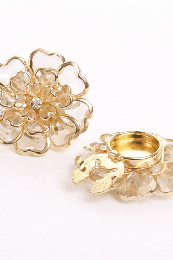 ÉCLAT – Champagne Flower Clip